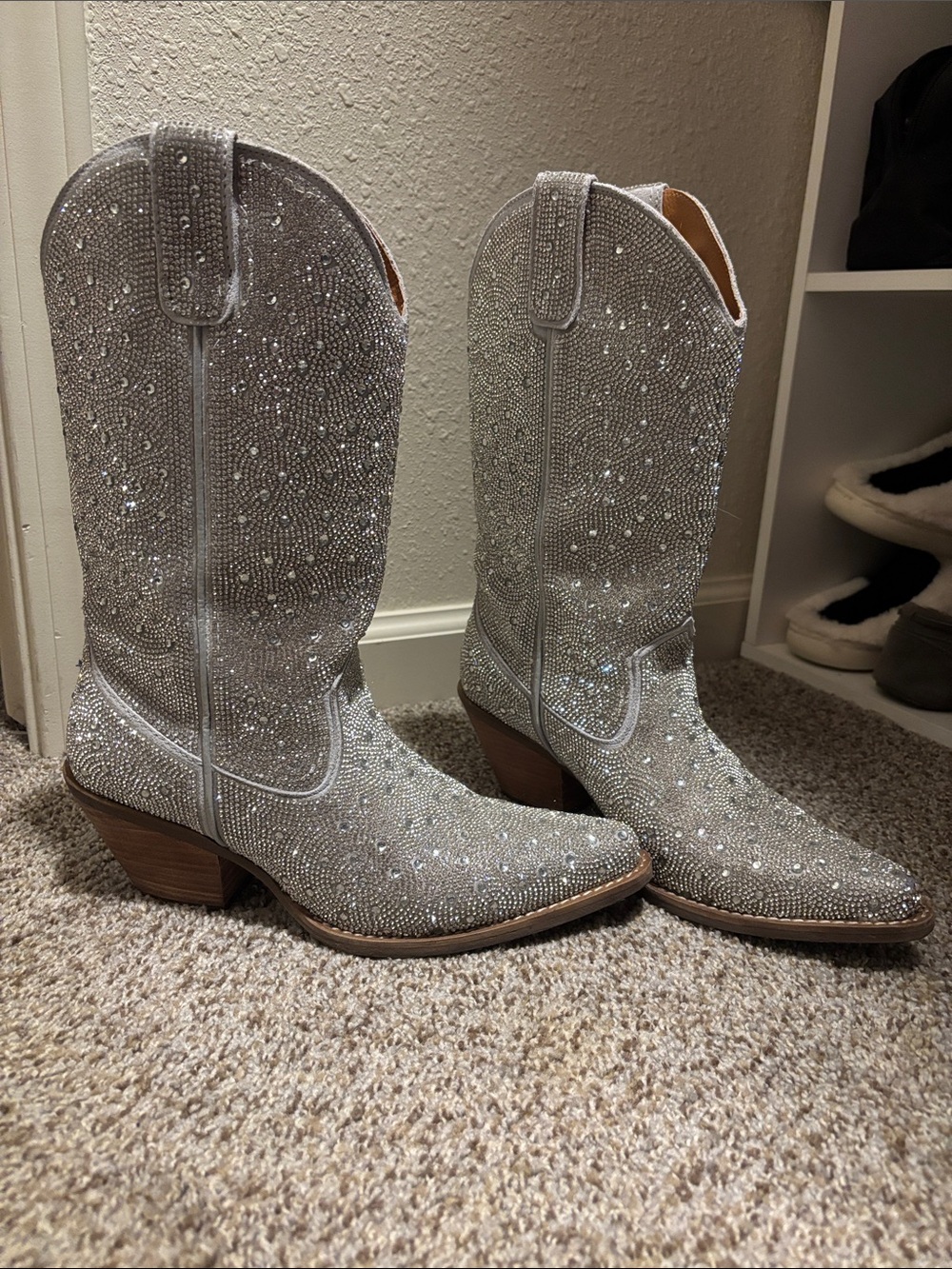 Rhinestone cowboy boots